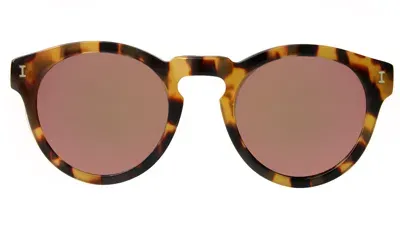 Illesteva Leonard (classic Flex Hinge) Sunglasses In Brown