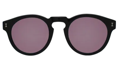 Illesteva Leonard (flex Hinge) Sunglasses In Black