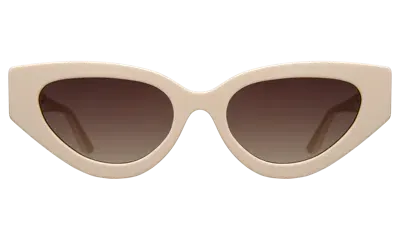 Illesteva Mary Lou Sunglasses In Neutral