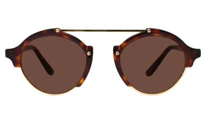 Illesteva Milan Iv Sunglasses In Brown