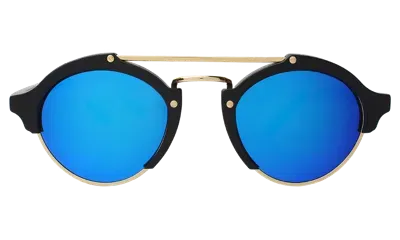 Illesteva Milan Sunglasses In Blue