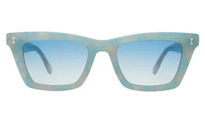 Illesteva Portugal Sunglasses In Green