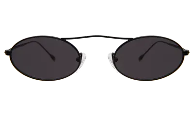 Illesteva Sydney Sunglasses In Matte Black / Grey