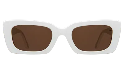 Illesteva Wilson Sunglasses In White