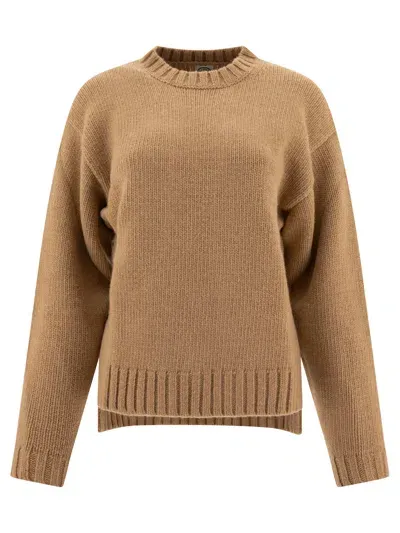 Ines De La Fressange Paulin Knitwear In Beige