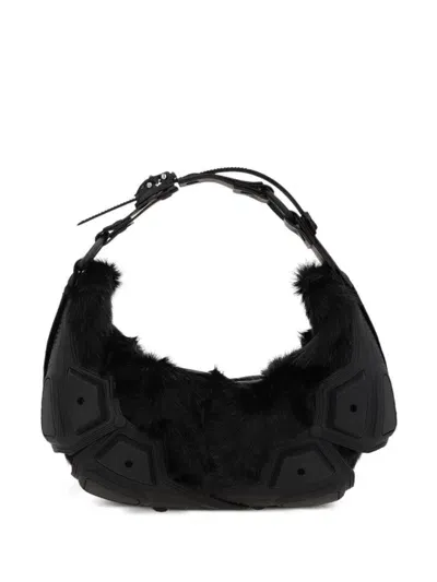 Innerraum Small Half Moon Shoulder Bag In Black