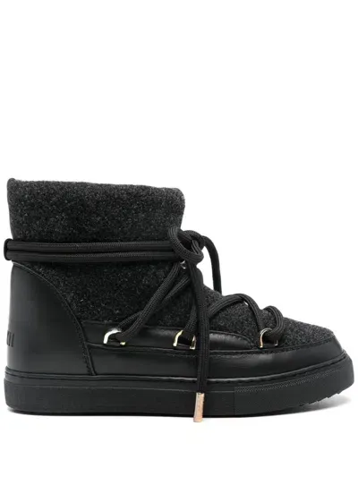 Inuikii Classic Sneaker Lambskin Boots In Black