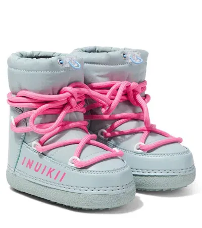 Inuikii Kids' Logo Snow Boots In Blue