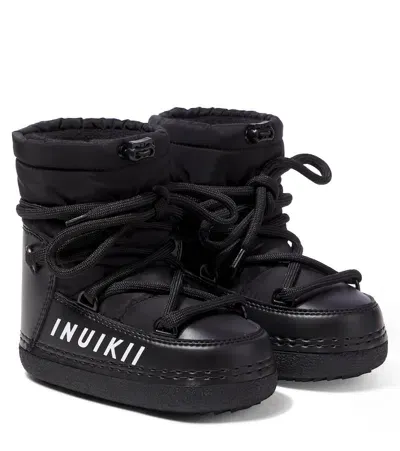 Inuikii Kids' Mountain Snow Boots In Black