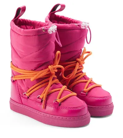 Inuikii Kids' Technical High Snow Boots In Pink