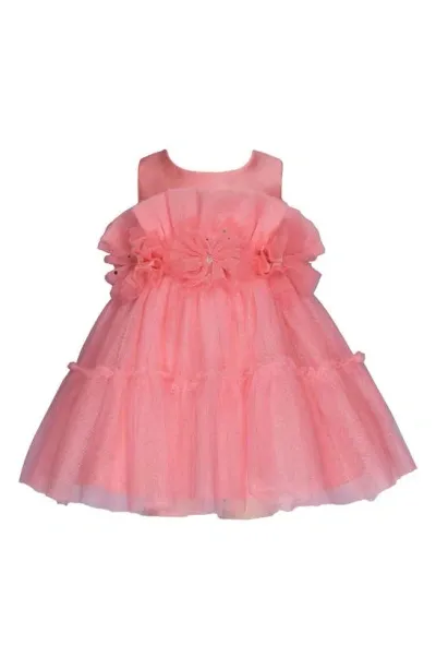 Iris & Ivy Babies'  Cupcake Mesh Party Dress & Bloomers In Blush