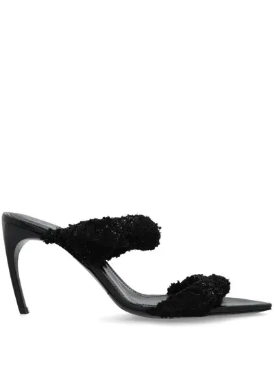 Iro Twisty Mules In Black