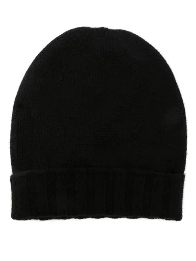 Isabel Benenato Cashmere Beanie In Black