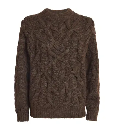 Isabel Marant Basiliane Sweater In Brown