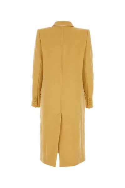 Isabel Marant Mustard Wool Blend Theodore Coat In Yellow