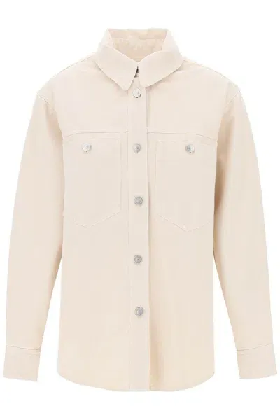 Isabel Marant Denim Talbot Shirt In Neutral