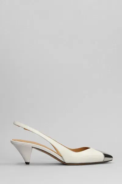 Isabel Marant Elina Pumps In White