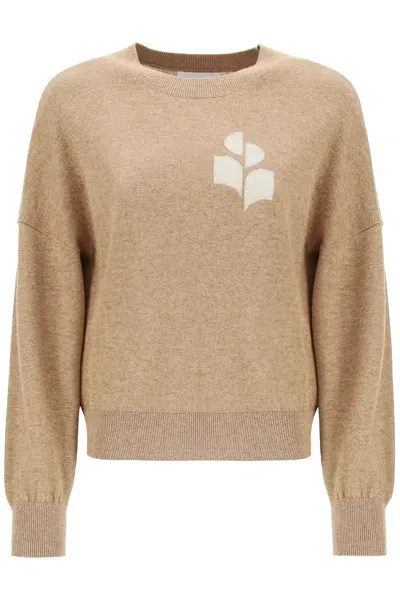 Isabel Marant Étoile Isabel Marant Etoile Marisans Sweater With Logo Intarsia In Brown