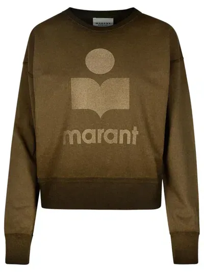 Isabel Marant Étoile Cotton Crew Neck Sweatshirt In Green