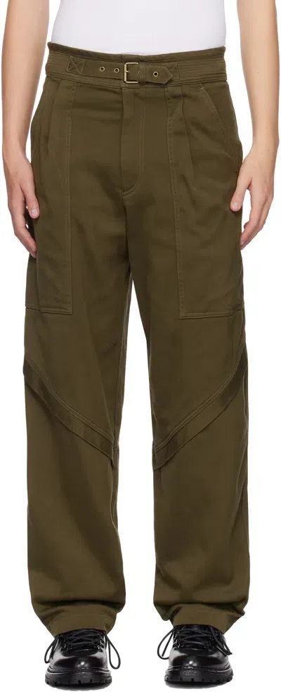 Isabel Marant Khaki Tigui Trousers In 50bz