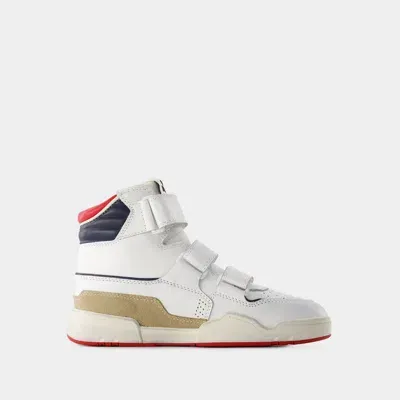 Isabel Marant Oney High Sneaker In White