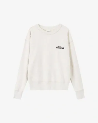 Isabel Marant Shad Sweatshirt In Ecru