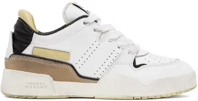 Isabel Marant White & Yellow Emree Sneakers