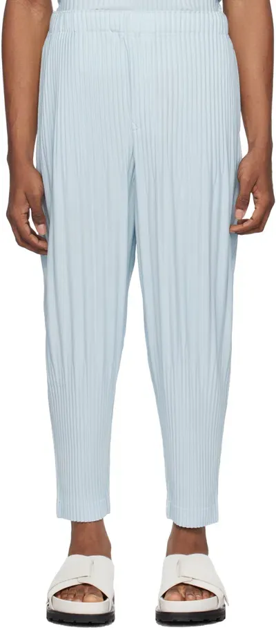 Issey Miyake Blue Color Pleats Trousers