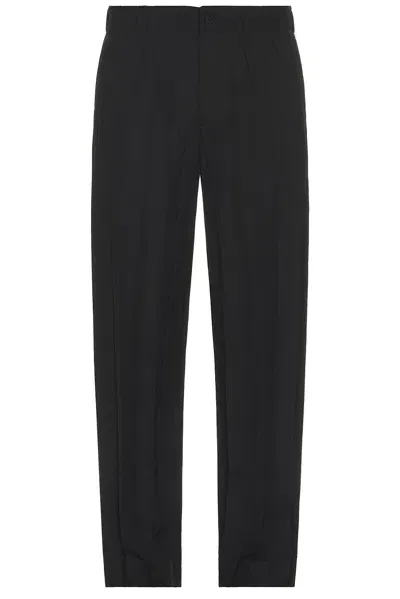 Issey Miyake Edge Ensemble Pants In Black