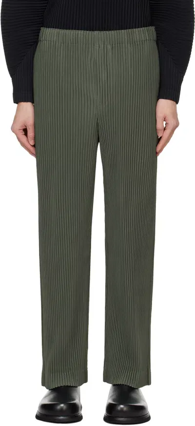 Issey Miyake Green Monthly Color October Trousers