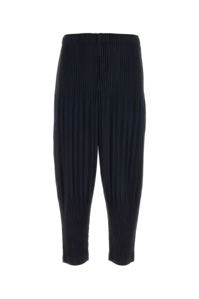 Issey Miyake Homme Plissé  Balloon Pants In Navy