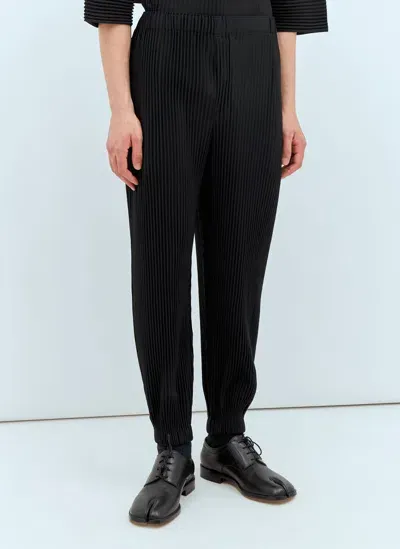 Issey Miyake June Pleated Pants In Black