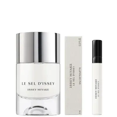 Issey Miyake Le Sel 50ml And 4ml Travel Spray Set In White