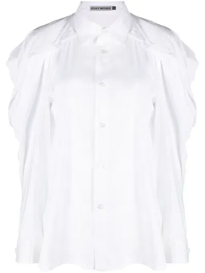 Issey Miyake White R Shirt