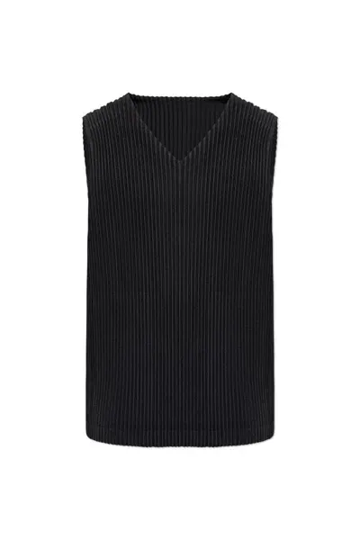 Issey Miyake Mc August Vest In Black