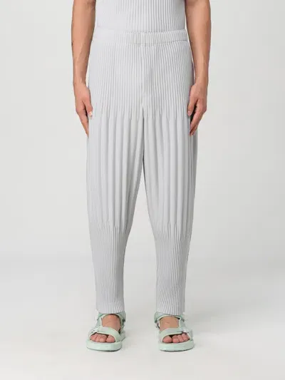 Issey Miyake Pants Homme Plisse'  Men Color Grey In Grau