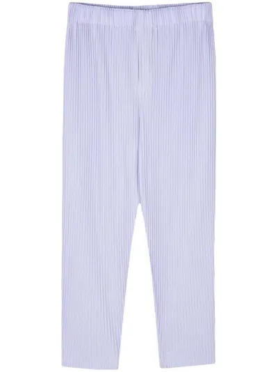 Issey Miyake Mc February Pleated Trousers In Violet