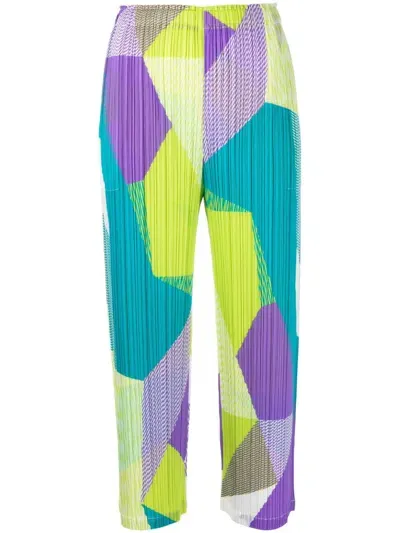 Issey Miyake Multicolor Crossroad Trousers