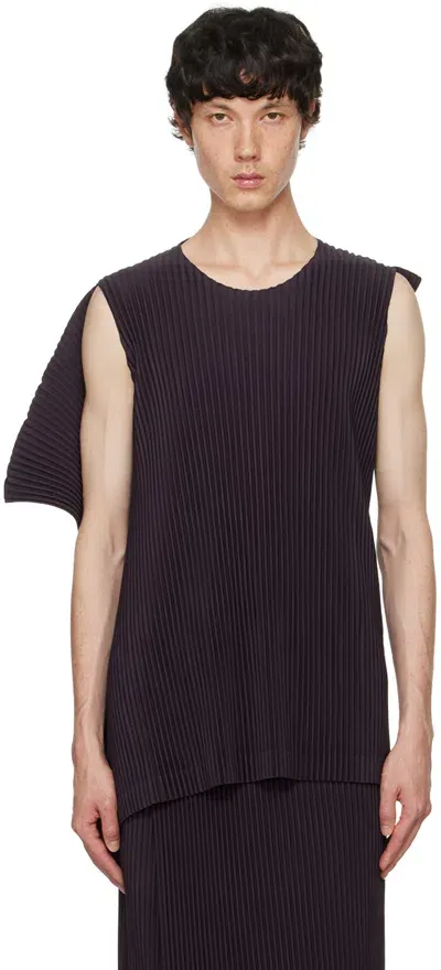 Issey Miyake Purple Rb Color Palette 1 Tank Top In 84-plum Violet