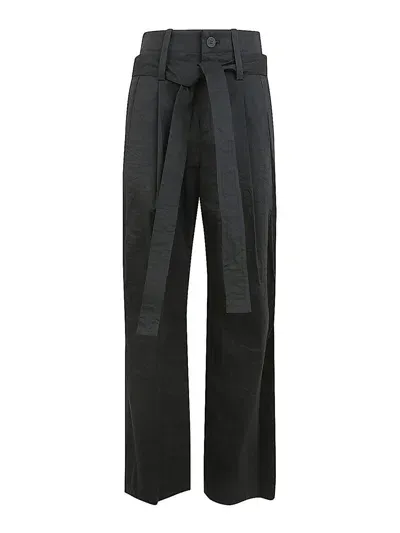 Issey Miyake Shaped Membrane Pants In Black