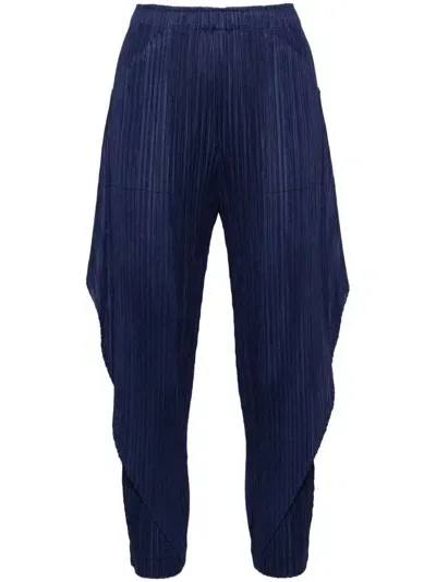 Issey Miyake Thicker Bottoms 1 Trousers In Blue