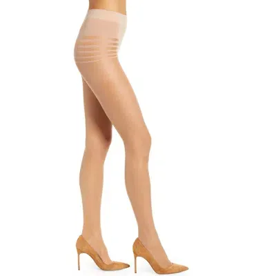 Item M6 Invisible Compression Tights In Butterscotch