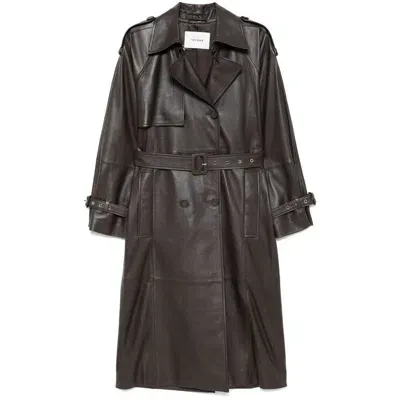 Ivy & Oak Leather Outerwears In Brown