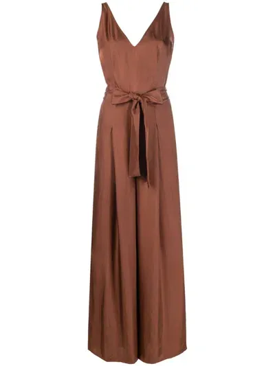 Ivy & Oak Jumpsuit Mit V-ausschnitt In Brown