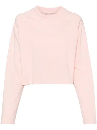 Izzue Embroidered T-shirt In Pink