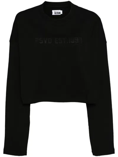 Izzue Printed Sweatshirt In Black