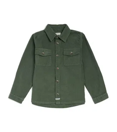 J & Josh Kids' Corduroy Long-sleeve Shirt In Green