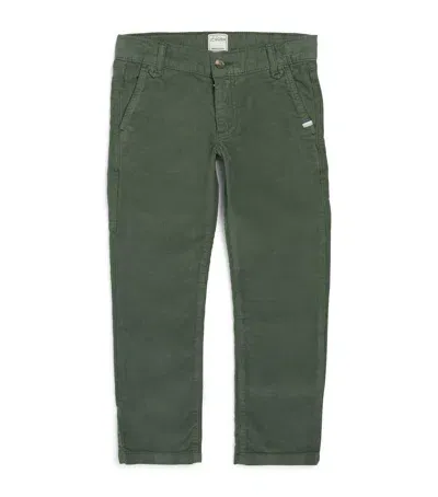 J & Josh Kids' Corduroy Trousers In Green