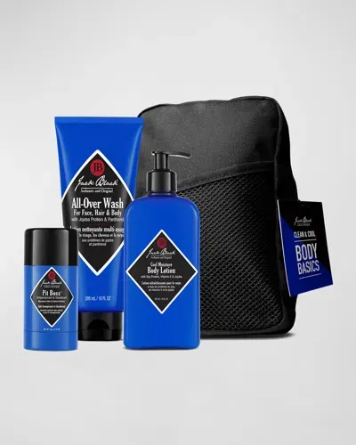 Jack Black Clean & Cool Body Basics ($84 Value) In White