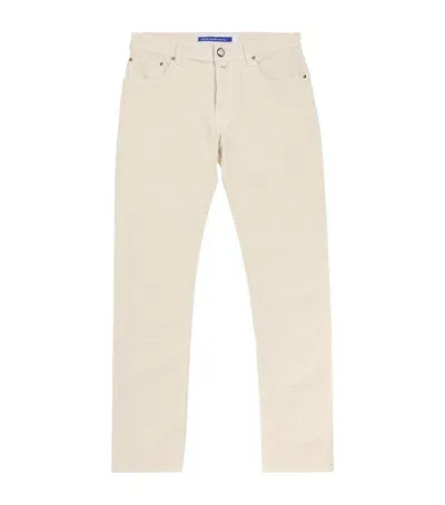 Jacob Cohen Kids' Bard Corduroy Trousers In Brown